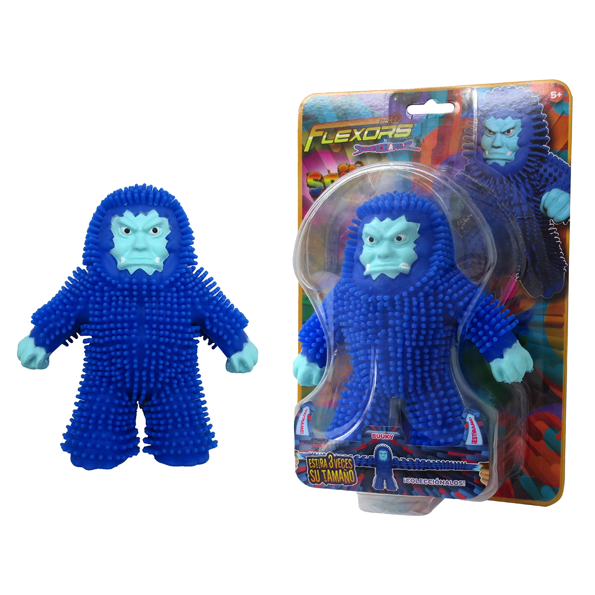 Foto 4 pulgar | Figura De Acción Ruz Flexors Spiky Buuky 22cm Azul