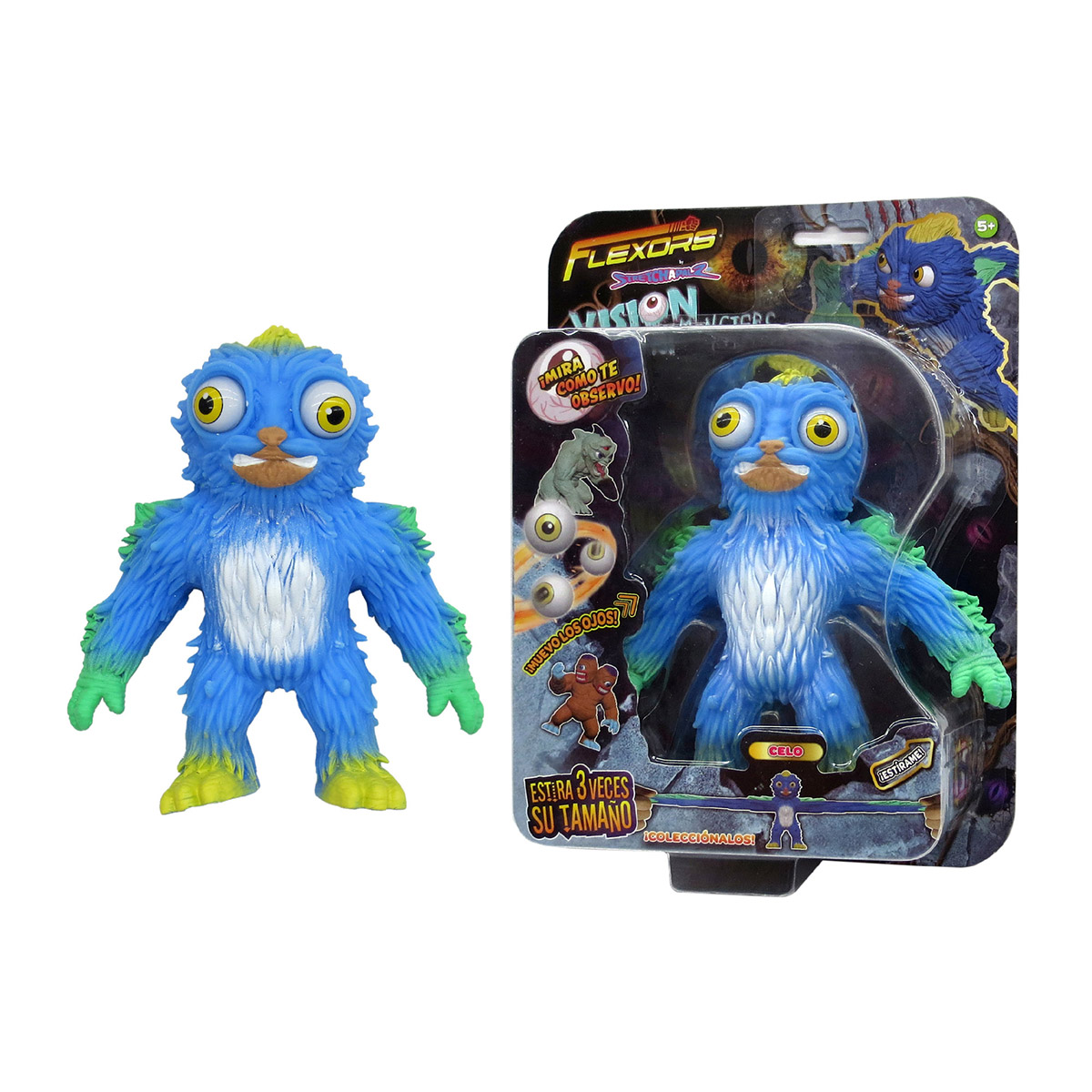 Foto 4 pulgar | Figura De Acción Ruz Flexors Celo 22cm Azul