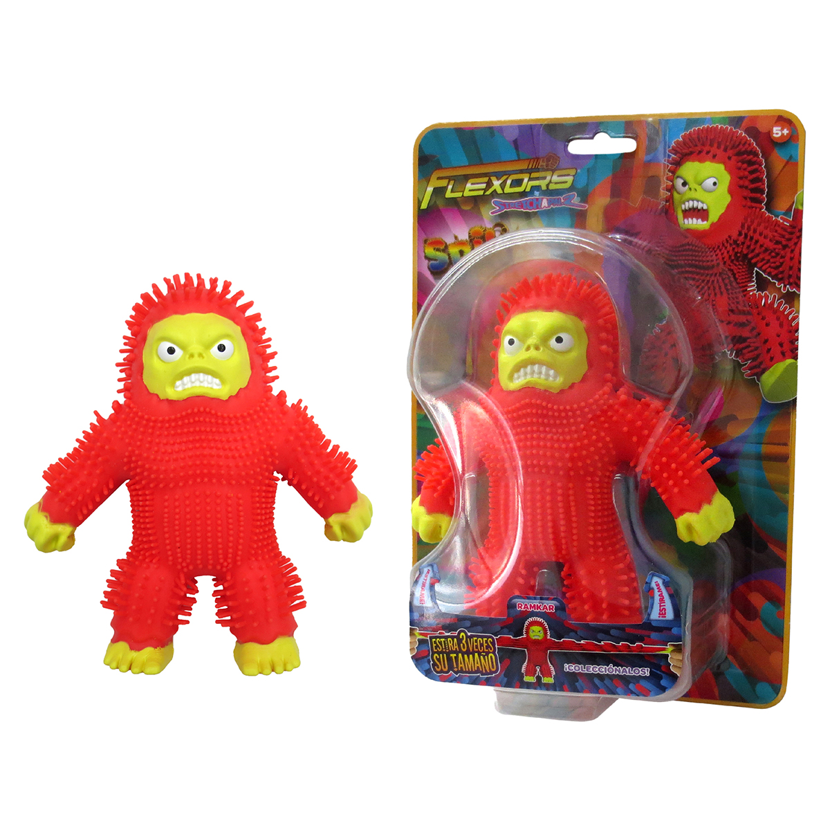 Foto 4 pulgar | Figura De Acción Ruz Flexors Spuky Ramkar 22cm Rojo