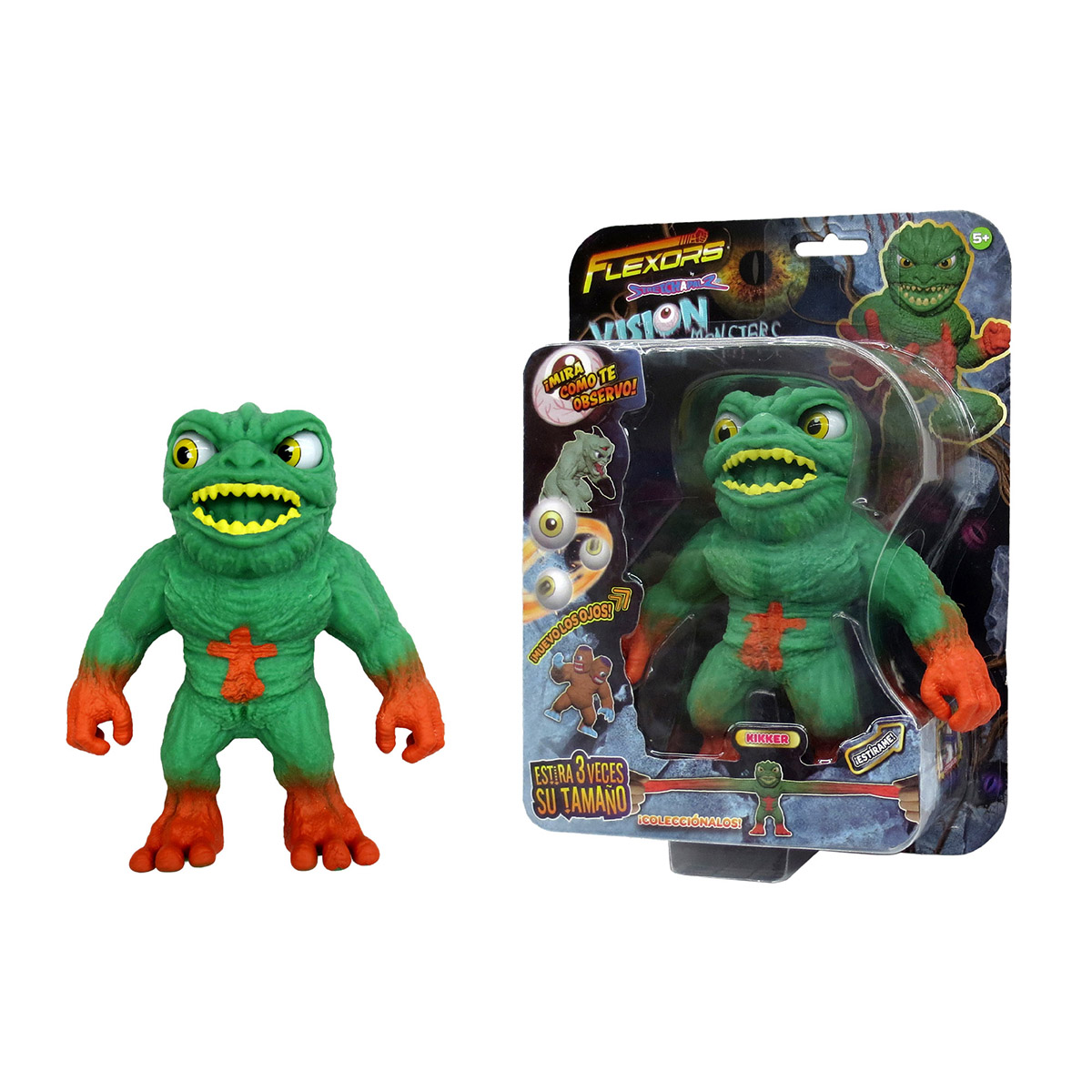 Foto 4 pulgar | Figura De Acción Ruz Flexors Kikker 22cm Verde