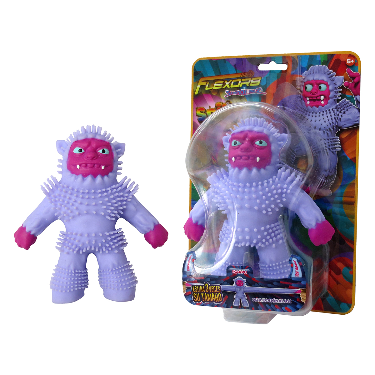 Foto 3 | Figura De Acción Ruz Flexors Spiky Ikarpu 22cm Morado