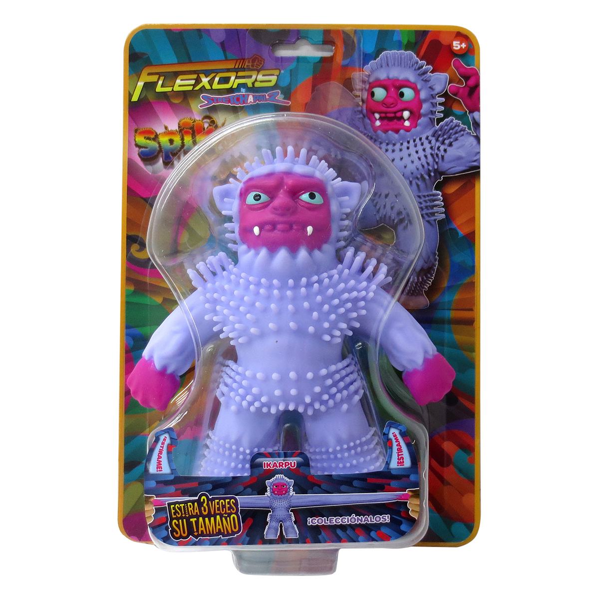Foto 4 | Figura De Acción Ruz Flexors Spiky Ikarpu 22cm Morado