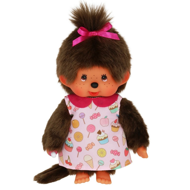 Foto 3 pulgar | Monchhichi Pop N Candy Girl With Candy Dress Sekiguchi Mattel