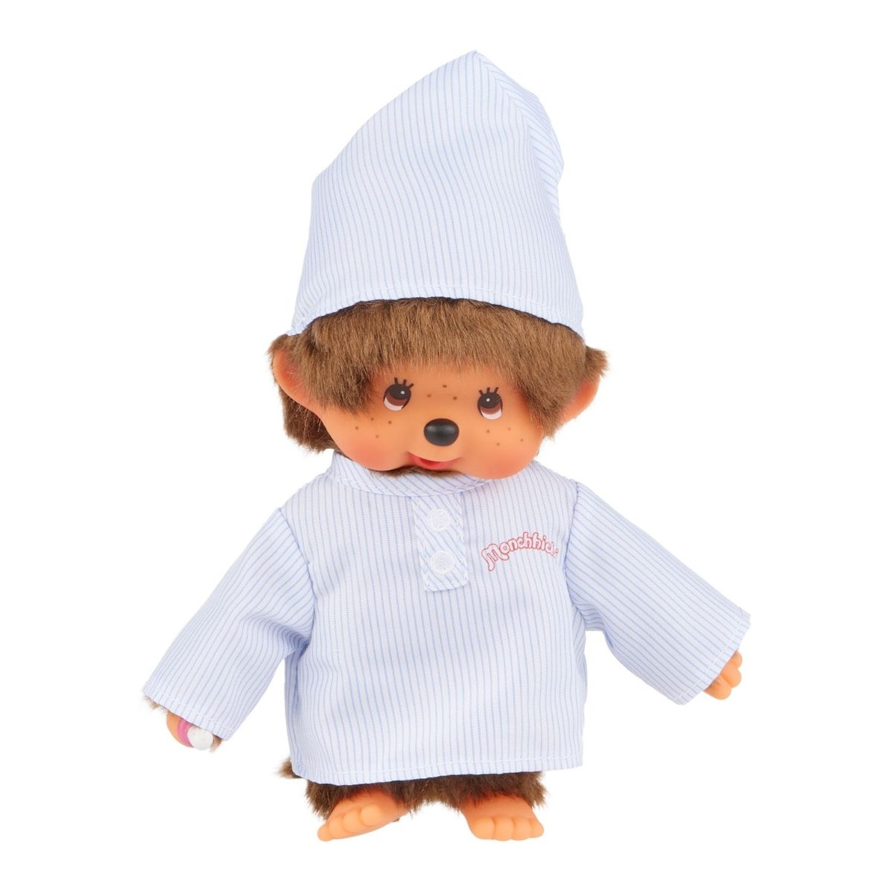 Foto 3 pulgar | Monchhichi Long Striped Pijama Boy Sekiguchi