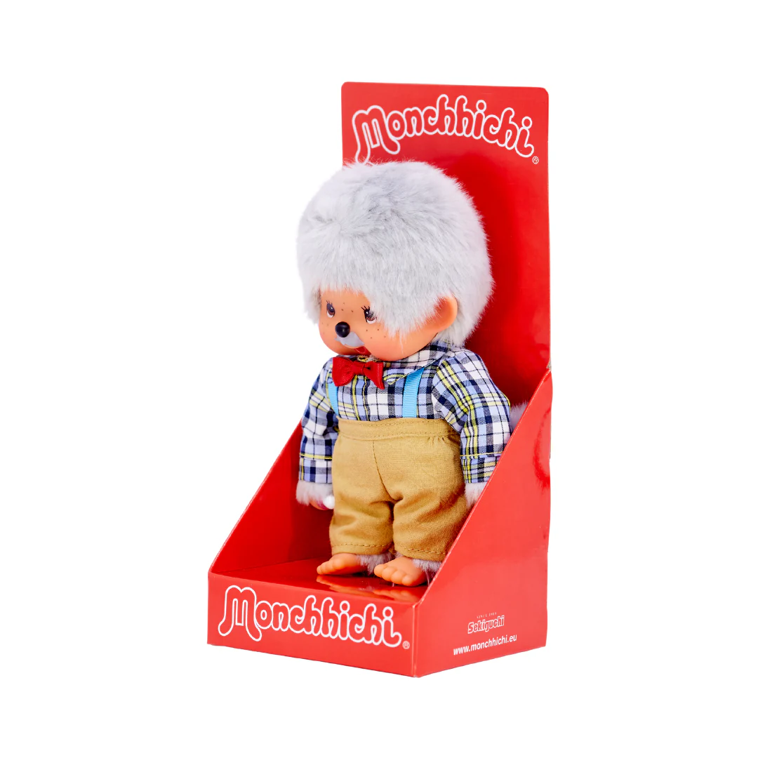 Foto 3 pulgar | Monchhichi Grandpa Sekiguchi Mattel
