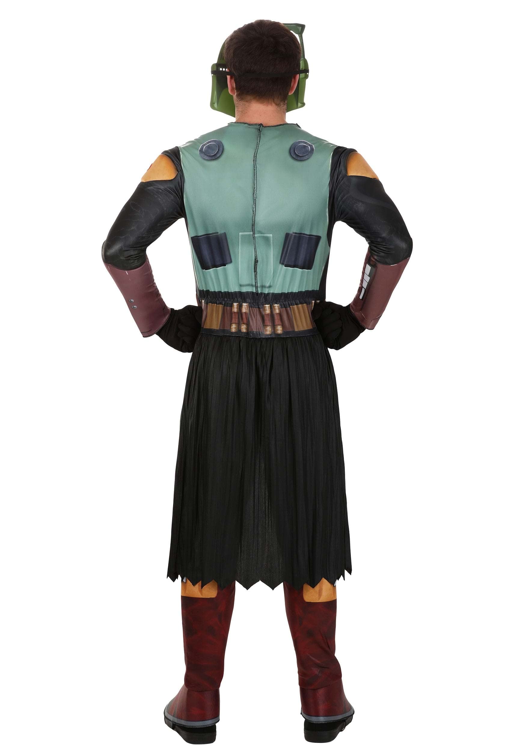 Foto 3 | Disfraz Jazwares Star Wars Boba Fett Deluxe Para Hombre Adulto - Venta Internacional.