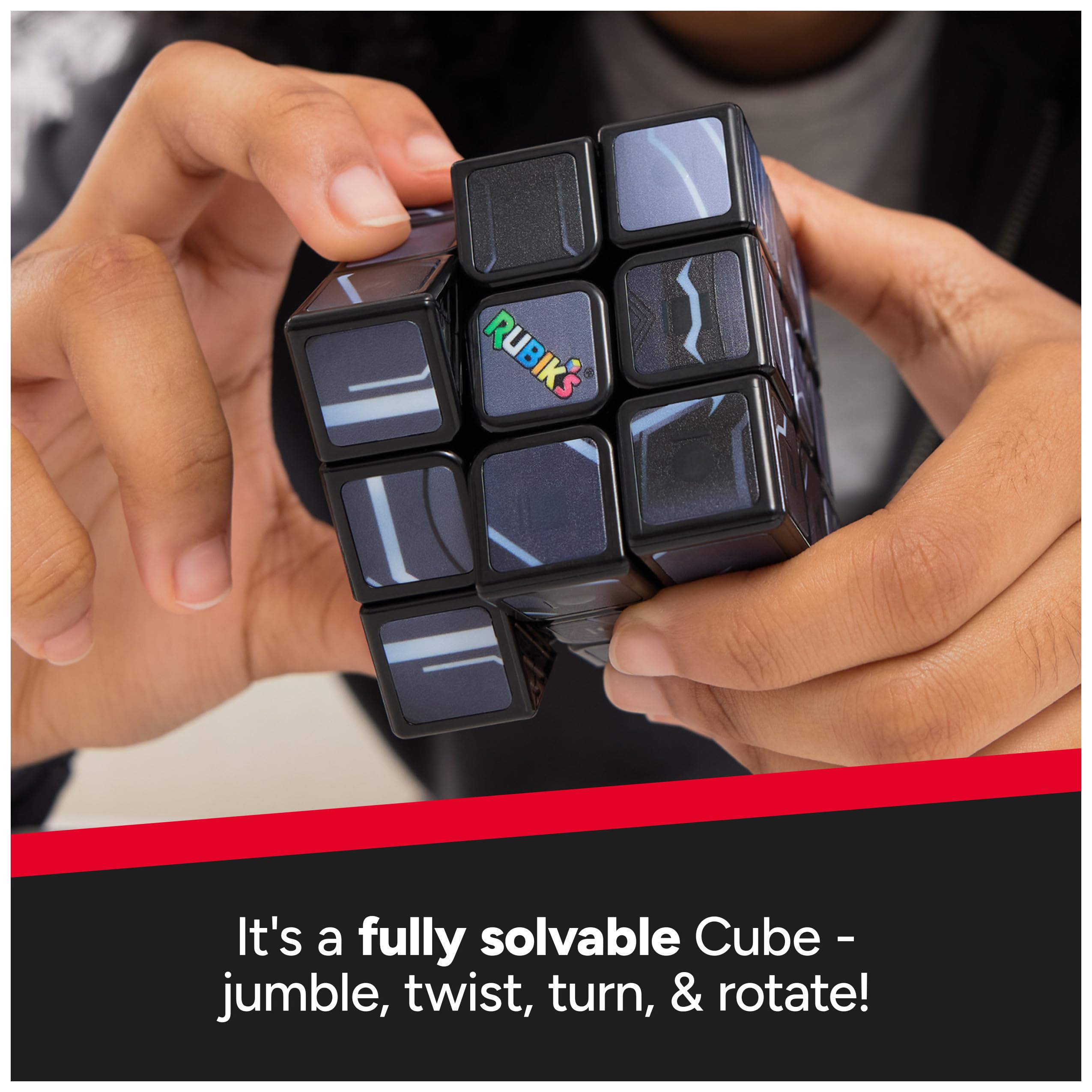 Foto 5 pulgar | Juguete Coleccionable Rubik's Cube Black Panther Cuber - Venta Internacional.