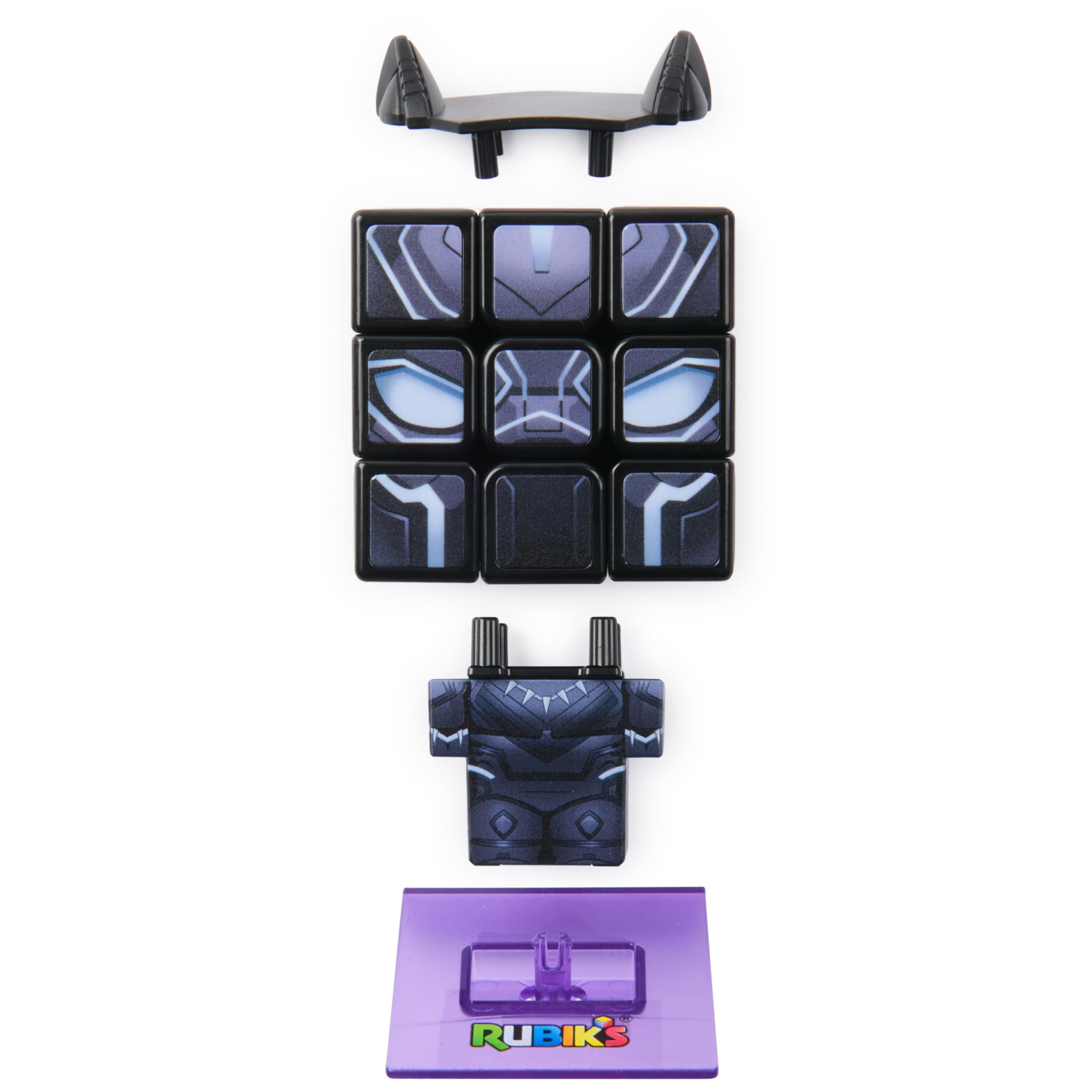 Foto 8 pulgar | Juguete Coleccionable Rubik's Cube Black Panther Cuber - Venta Internacional.
