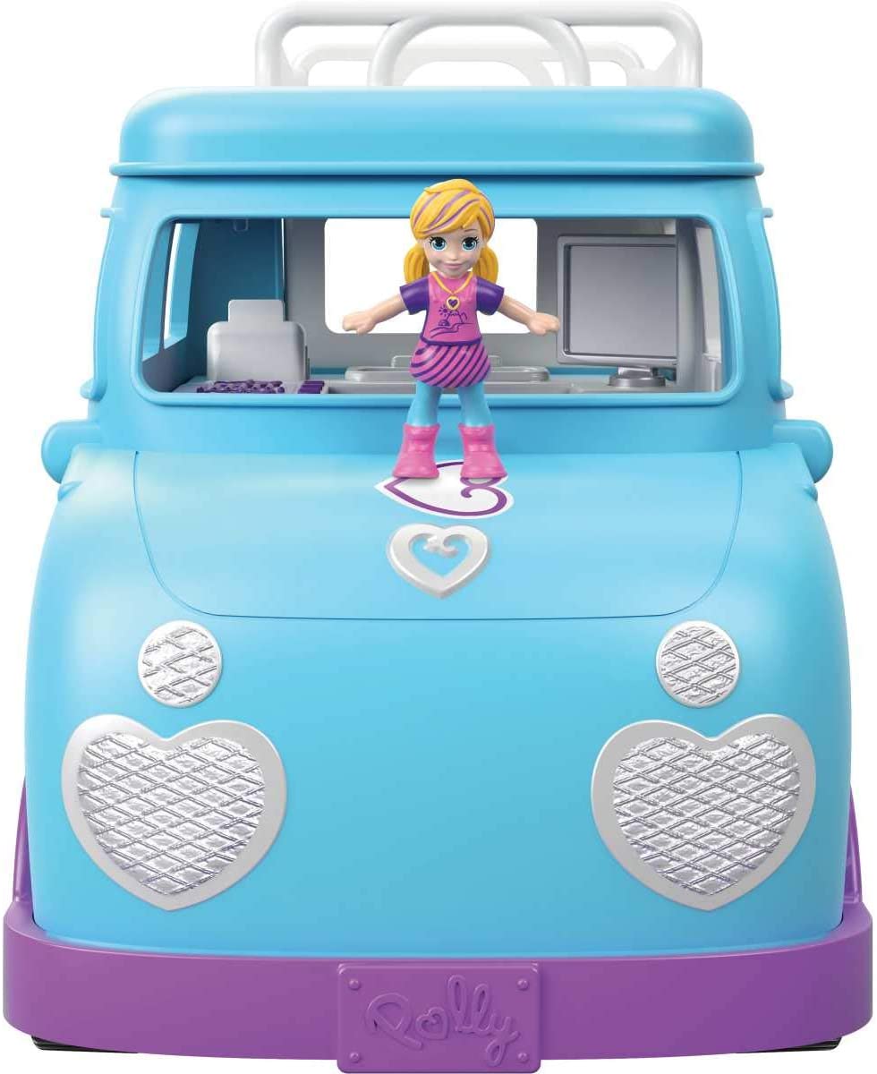 Foto 4 | Furgoneta de Campamento Polly Pocket