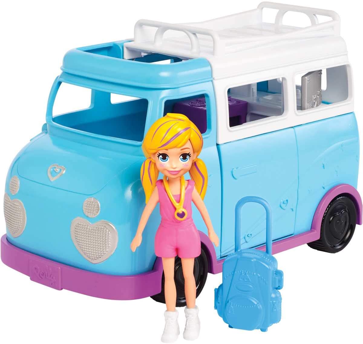 Foto 6 | Furgoneta de Campamento Polly Pocket