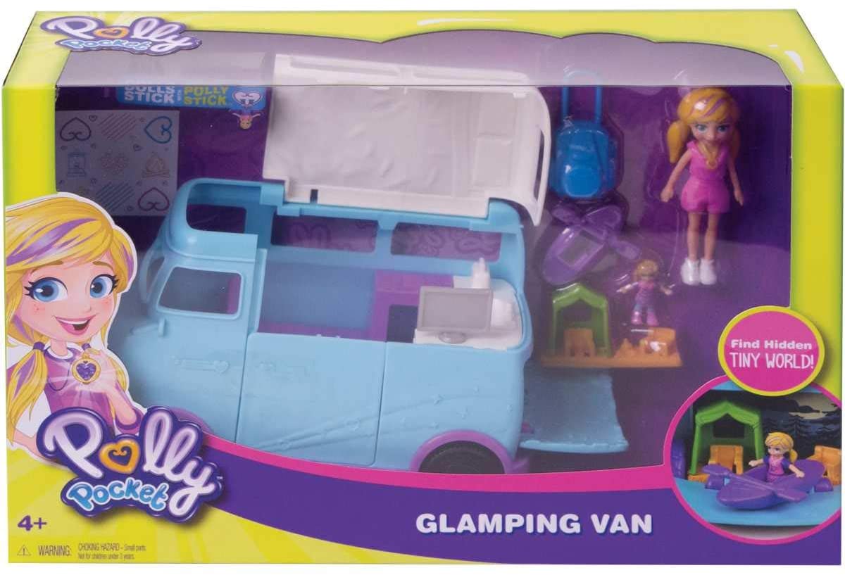 Foto 8 pulgar | Furgoneta de Campamento Polly Pocket