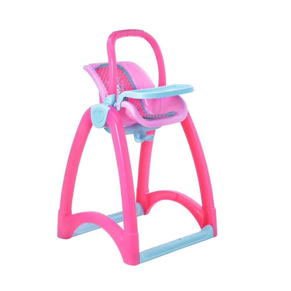 Foto 4 pulgar | Carriola Cuna Silla para Muñecas Prinsel Rosa