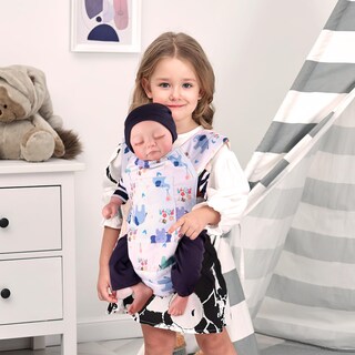 Foto 4 | Portamuñecas Babeside Azul para Muñecas de 43 a 56 cm - Venta Internacional