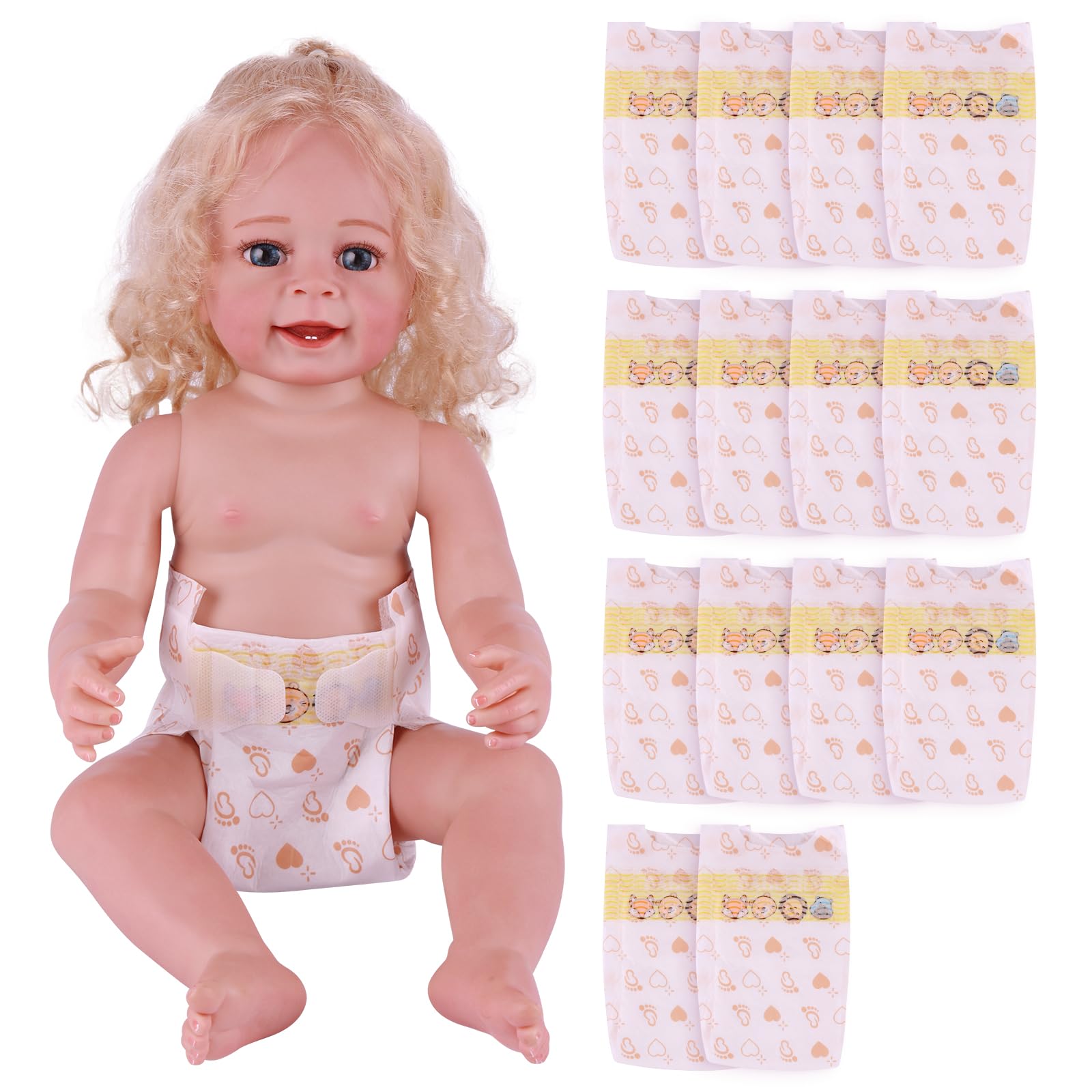 Foto 2 pulgar | Juego de Pañales para Muñeca Babeside Reborn 15 Piezas - Venta Internacional
