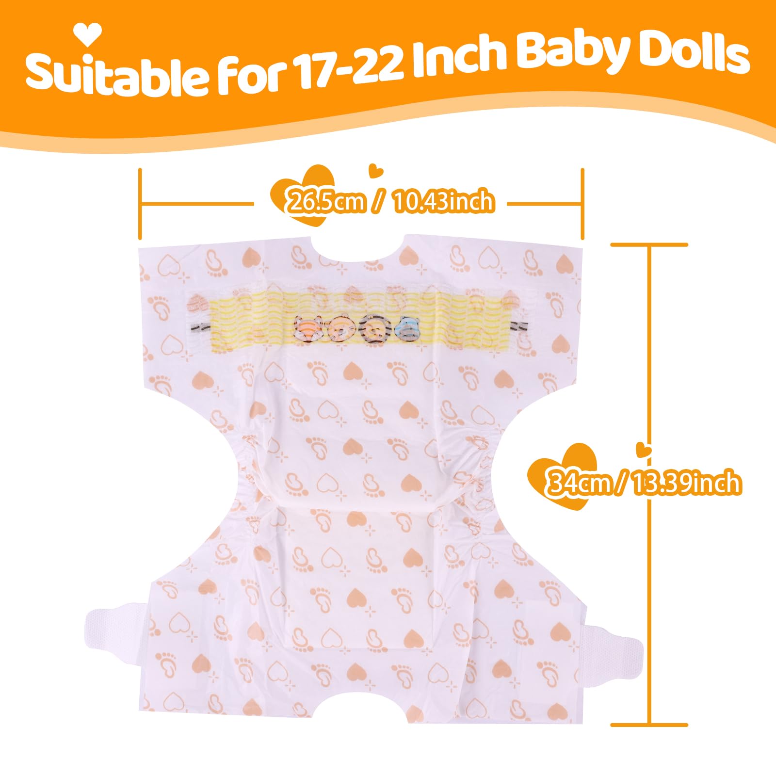 Foto 4 pulgar | Juego de Pañales para Muñeca Babeside Reborn 15 Piezas - Venta Internacional