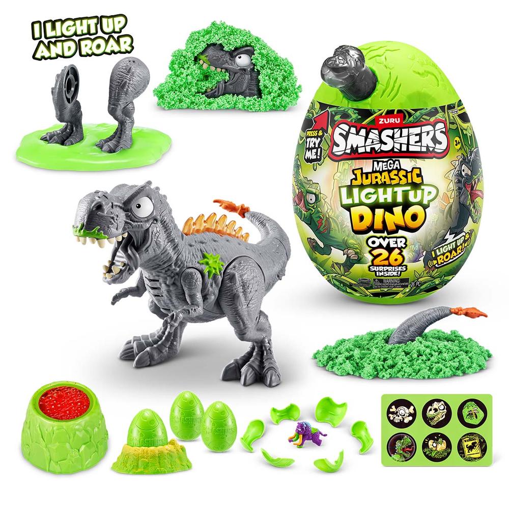 Foto 5 pulgar | Smashers Dinosaurio Mega Jurassic Light-up Dino