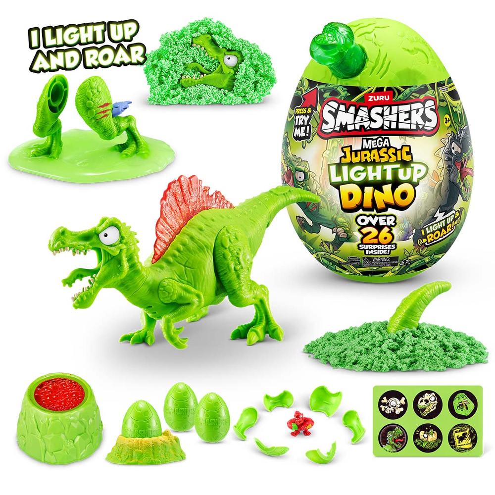 Foto 6 pulgar | Smashers Dinosaurio Mega Jurassic Light-up Dino