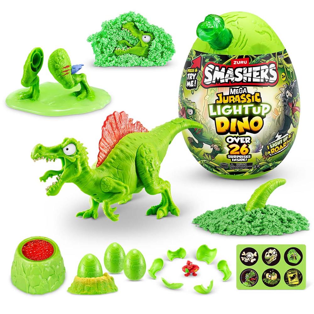 Foto 8 pulgar | Smashers Dinosaurio Mega Jurassic Light-up Dino