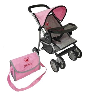 Foto 1 | Carriola De Muñecas Baby Kaori Sf10 Charola De Plástico Rosa Claro