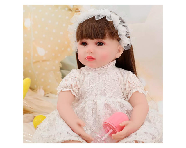 Foto 2 | Muñeca Diadema Olan Blanco Fleco