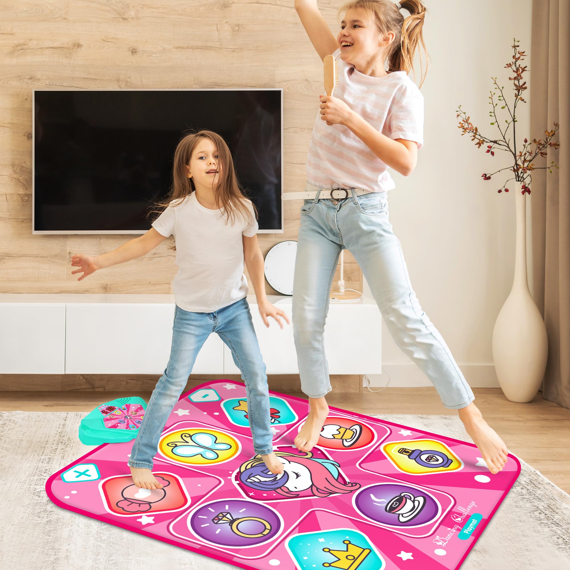 Foto 7 pulgar | Venta Internacional - Tapete De Baile Kunstin Unicorn Dance Mixer Rhythm Step Play Mat P