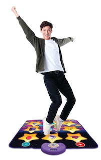 Foto 7 | Alfombrilla Electrónica Para Pista De Baile Lexibook Dm10 Con Altavoz, Color Morado Y Amarillo - Venta Internacional.