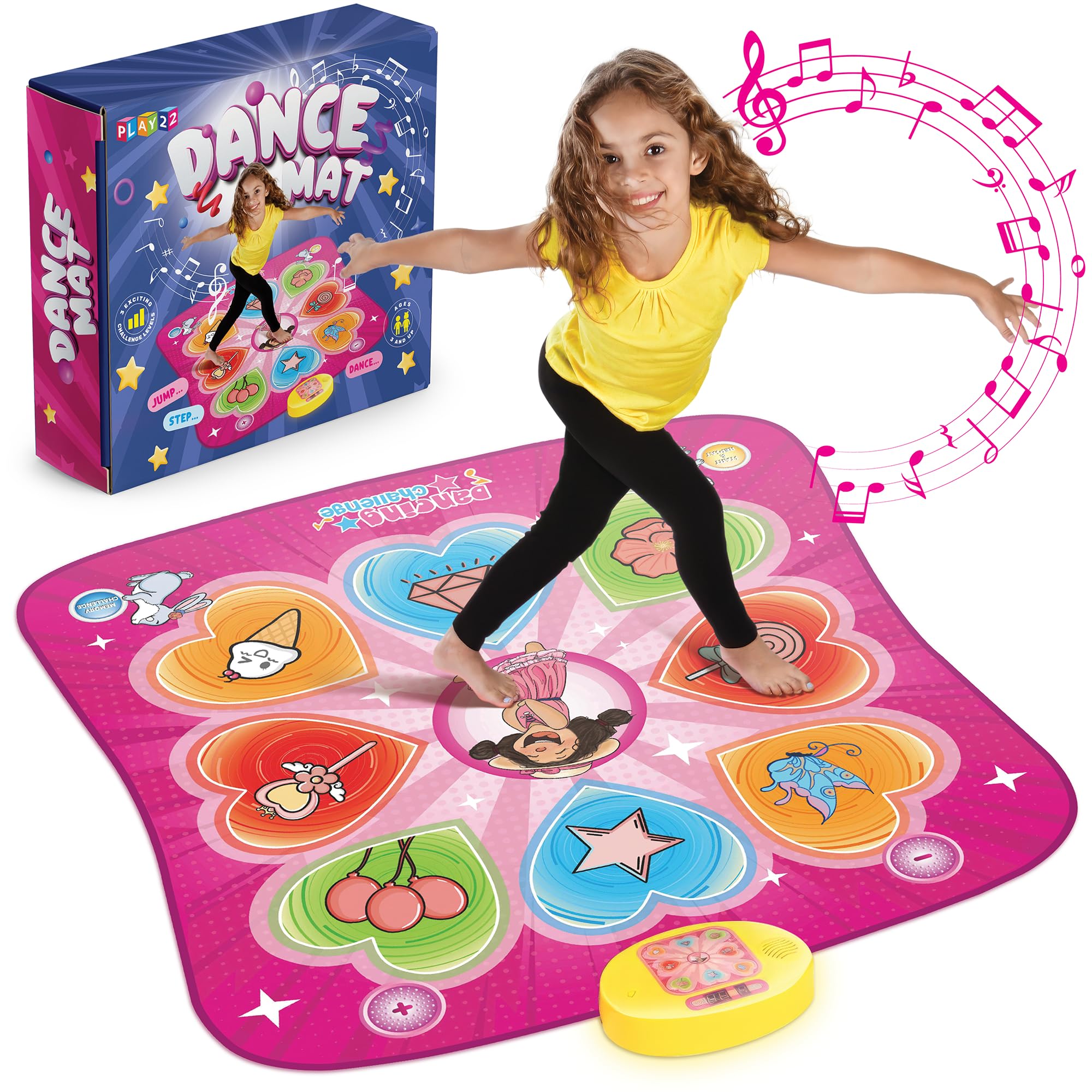 Foto 2 pulgar | Alfombra De Baile Play22 Para Niños Con Luces Led Y Música Integrada - Venta Internacional.
