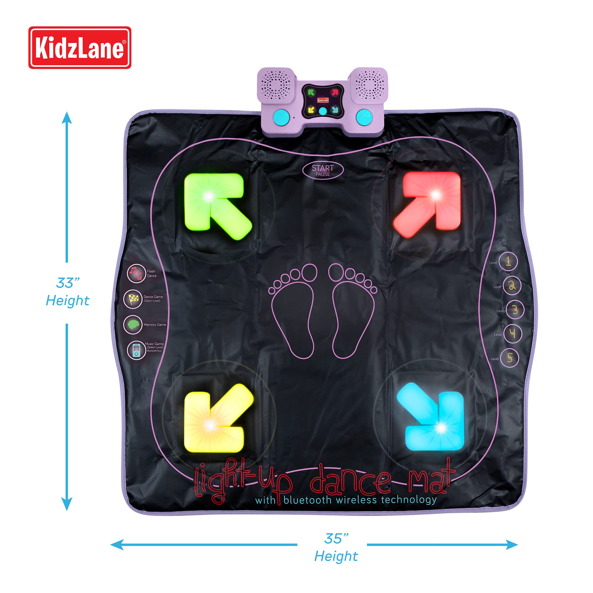 Foto 7 pulgar | Alfombra De Baile Electrónica Kidzlane Para Niños De 8 A 12 Años Con Bluetooth/aux - Venta Internacional.