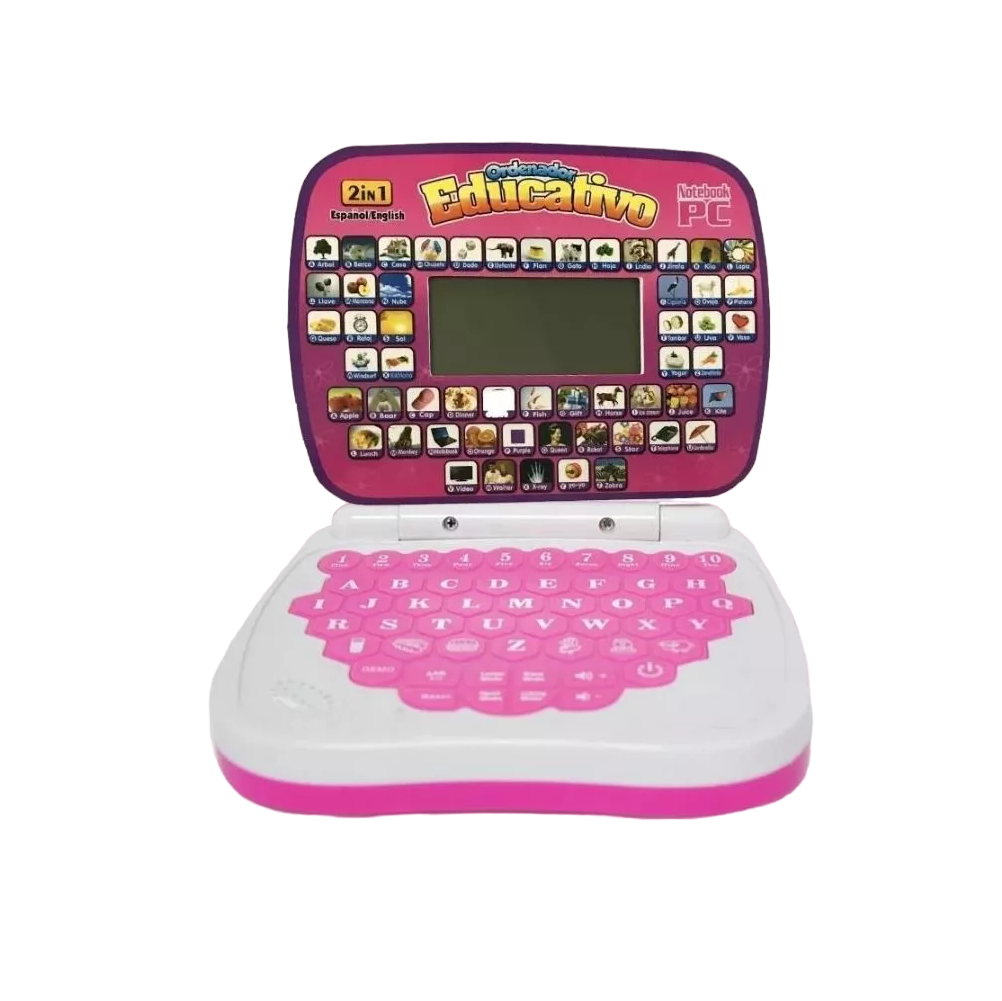 Laptop Didáctica Belug Rosa Infantil