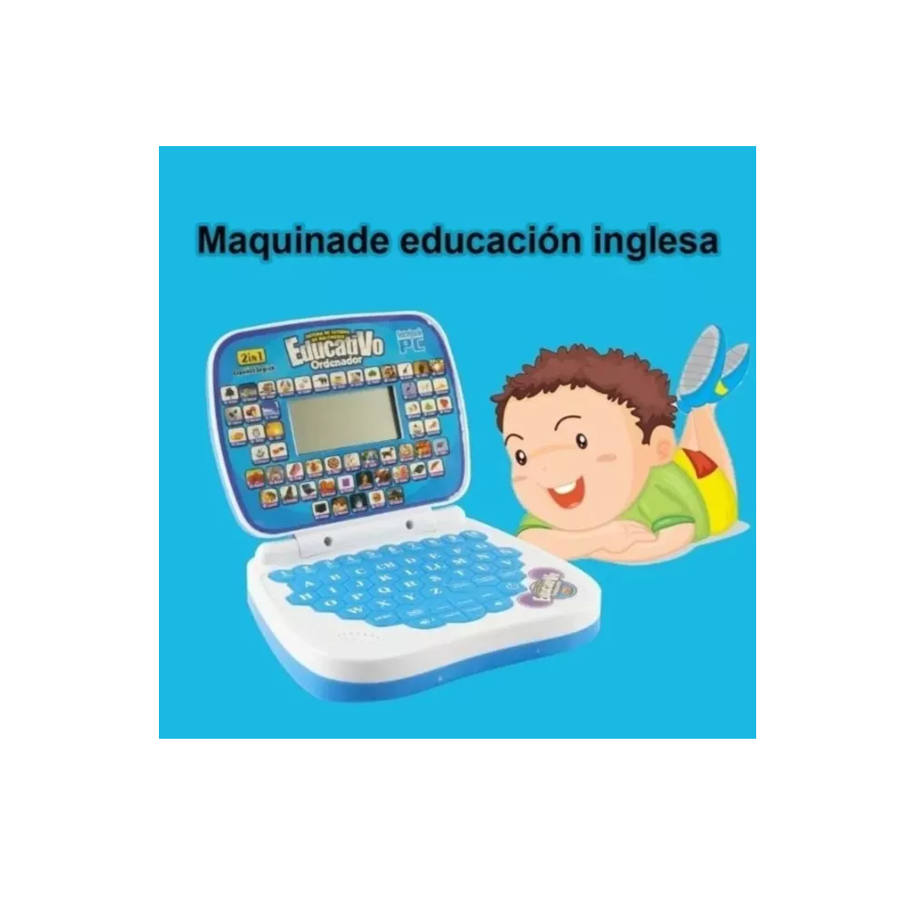 Foto 4 pulgar | Laptop Didáctica Belug Azul Infantil