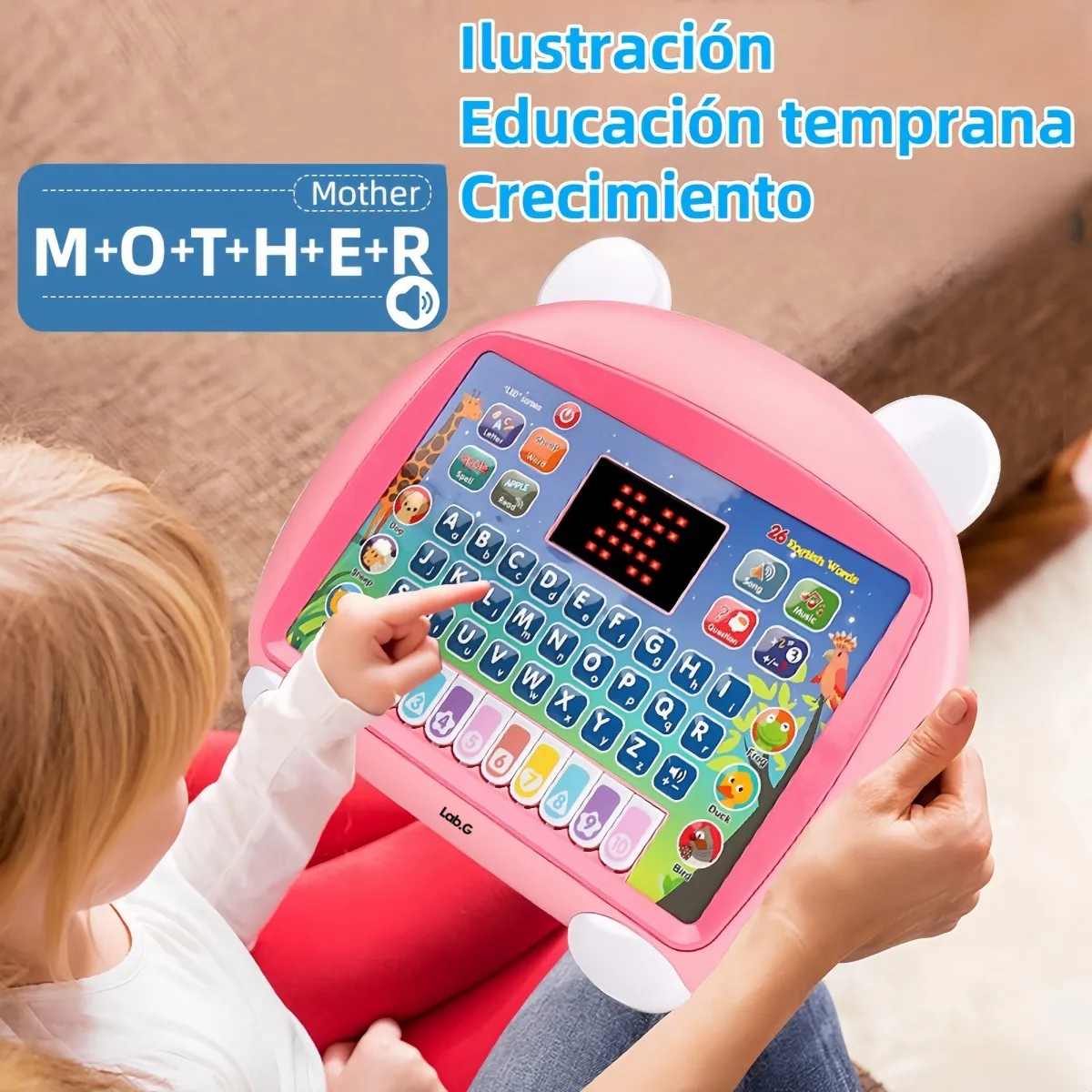 Foto 3 pulgar | Computadora Ytelefono Juguete Lab.g 2pz Rosa