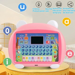 Foto 3 | Computadora Ytelefono Juguete Lab.g 2pz Rosa