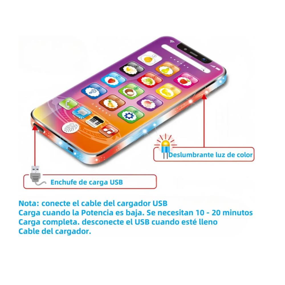 Foto 5 pulgar | Tableta Y Teléfono Juguete 2pz Belug  Azul