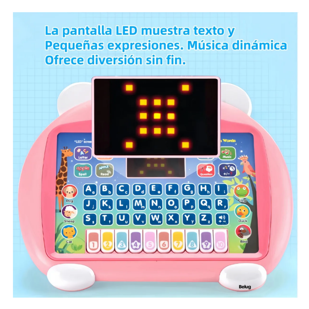Foto 6 pulgar | Tableta Y Teléfono Juguete 2pz Belug  Azul