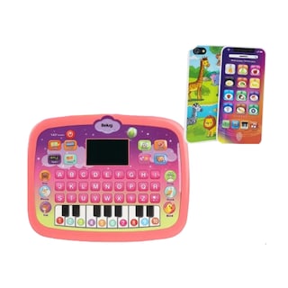 Foto 1 | Tableta Y Teléfono Juguete 2pz Belug Rosa