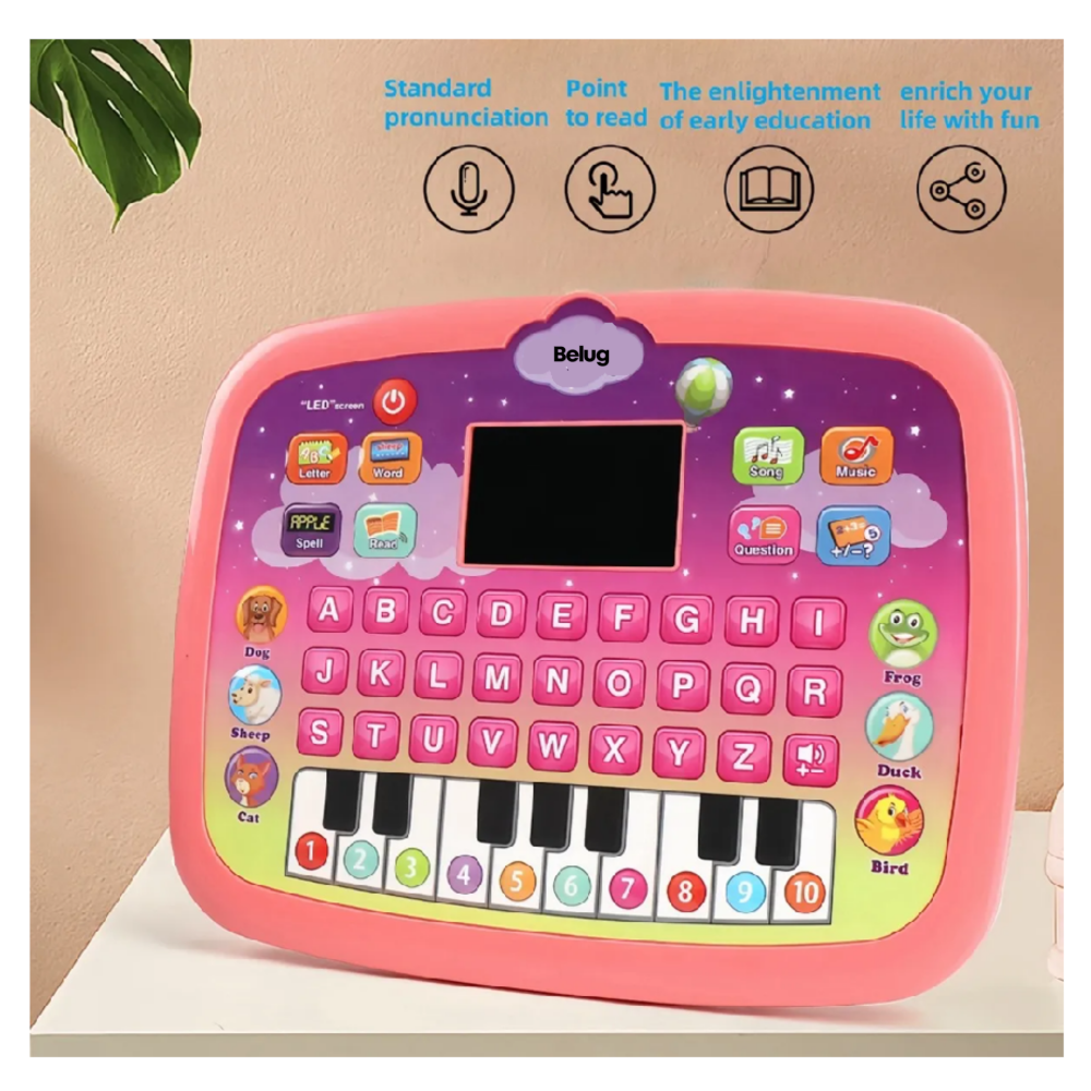 Foto 3 pulgar | Tableta Y Teléfono Juguete 2pz  Belug  Rosa
