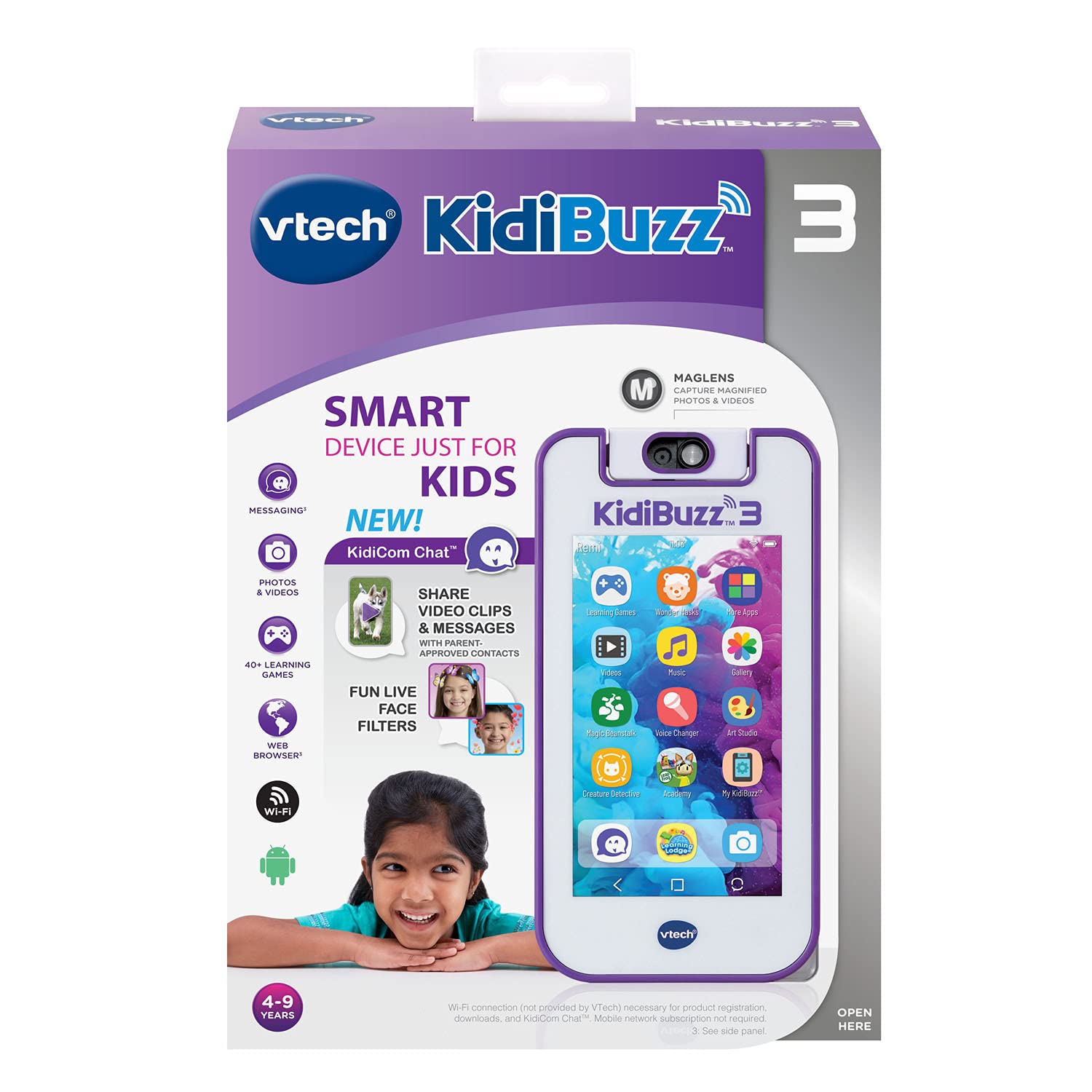 Foto 8 pulgar | VTech KidiBuzz 3 Púrpura para Niños- Venta Internacional