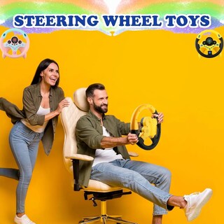 Foto 4 | Volante Juguete Belug 7pz Amarillo Negro