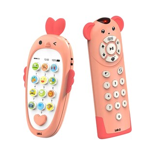 Foto 1 | Telefono Didactico Belug Bebe Juguete Rosa Claro