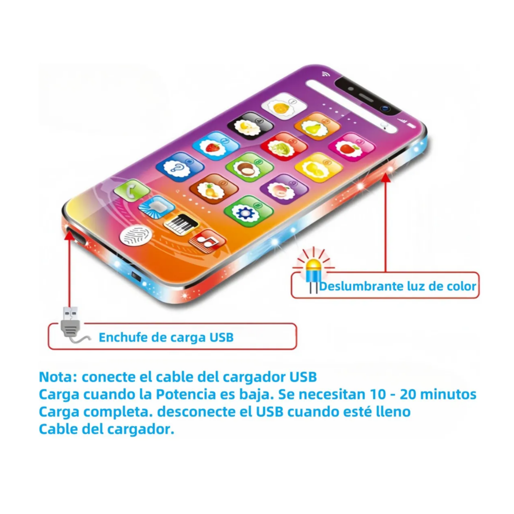 Foto 6 pulgar | Tableta Y Teléfono Juguete Lab.g   2pz Rosa