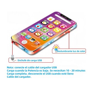 Foto 5 | Tableta Y Teléfono Juguete Lab.g 2pz Rosa
