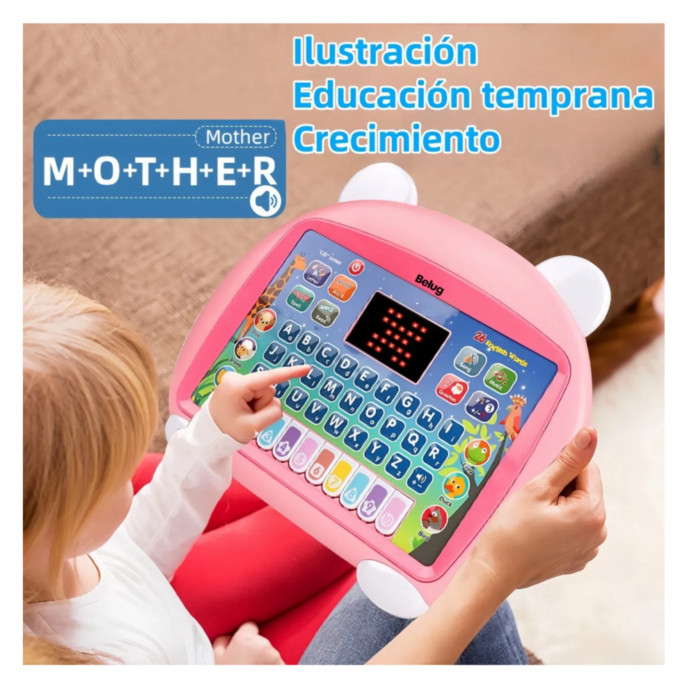 Foto 3 pulgar | Tableta Y Teléfono Juguete 2pz Belug  Azul