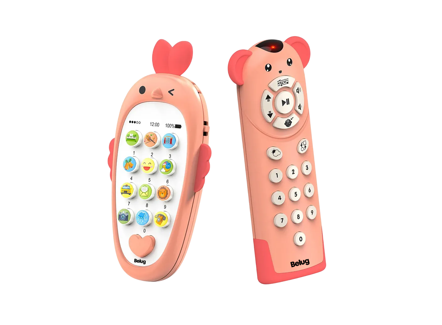 Foto 2 pulgar | Telefono Didactico Bebe Juguete Rosa Claro
