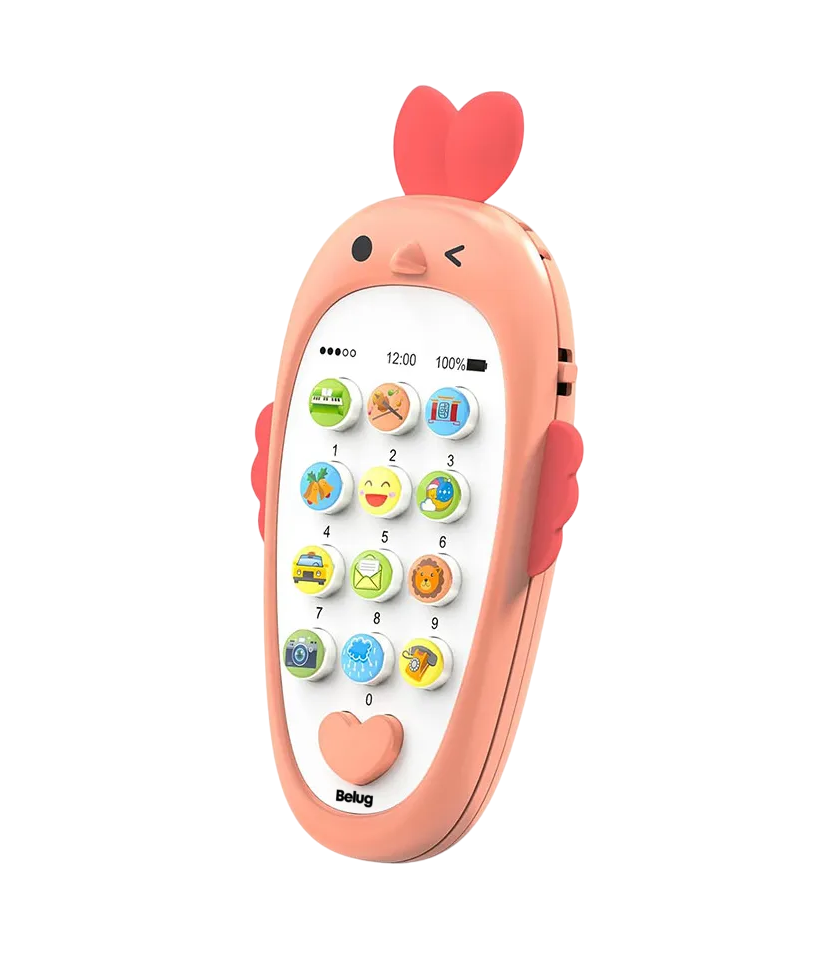 Foto 2 | Telefono Didactico Bebe Juguete Rosa Claro