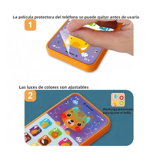 Foto 4 | Telefono Didactico 2 Pcs Verde Naranja