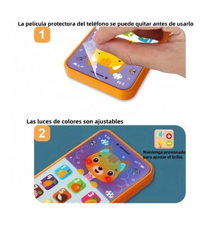Foto 4 | Telefono Didactico 2 Pcs Verde Naranja