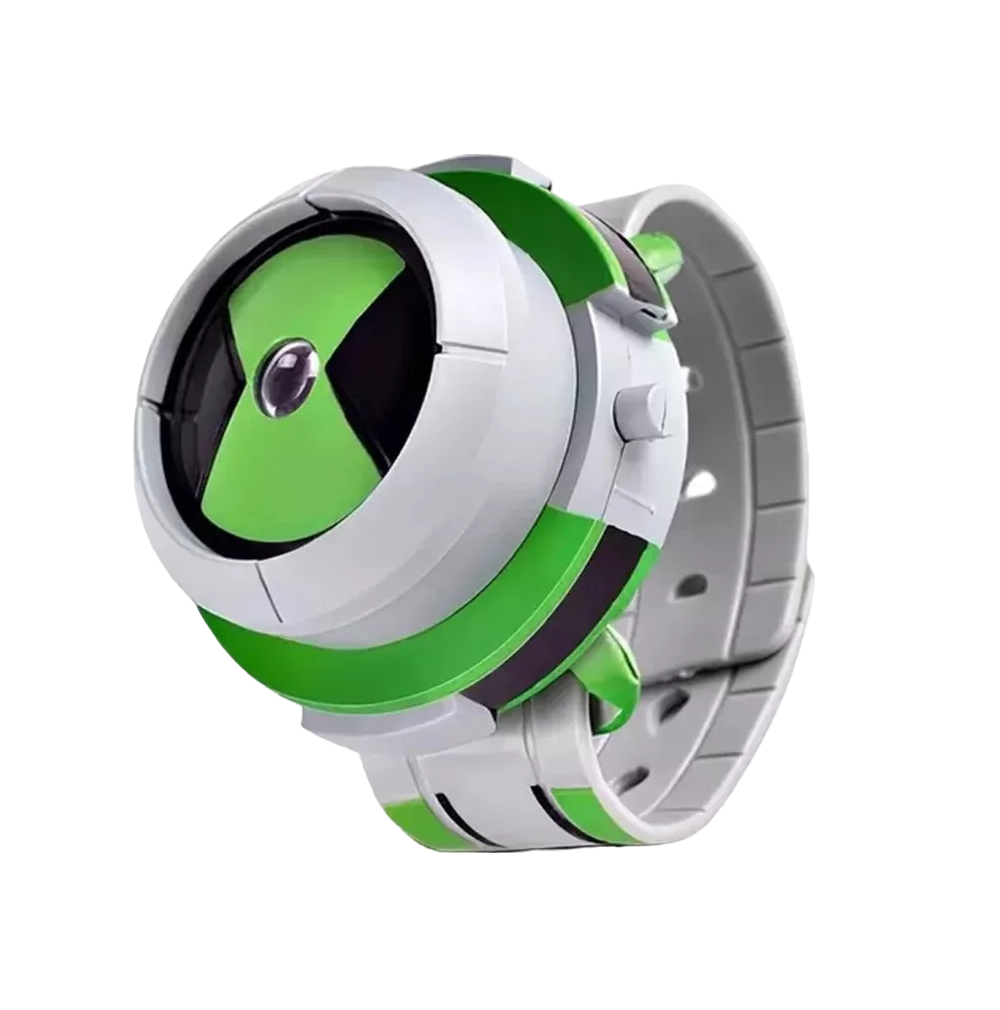 Juguete Reloj Proyector de Imágenes Ben 10 Blanco/Verde para Niños