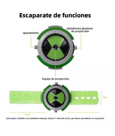 Foto 4 pulgar | Juguete Reloj Proyector de Imágenes para Niños