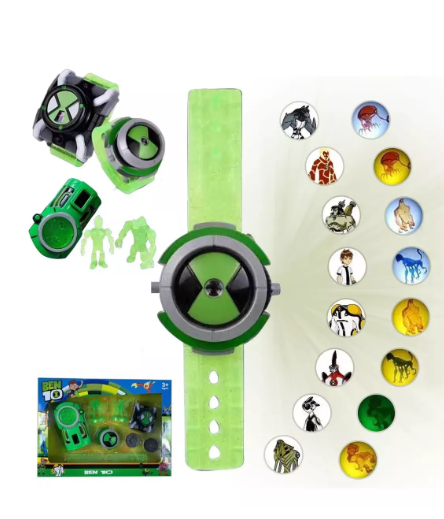 Foto 2 pulgar | Reloj De Proyección De Juguete Wünd  Para Niños Alien Force Ben10