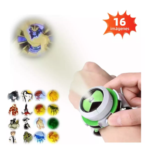 Foto 5 pulgar | Reloj De Proyección De Juguete Wünd  Para Niños Alien Force Ben10